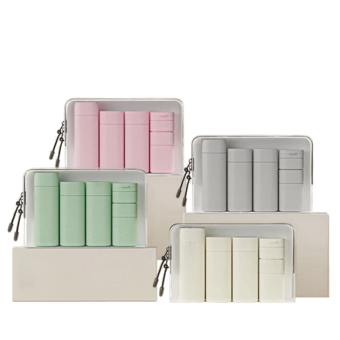 Travel Size Toiletry Bottles Set — Voyagie Leakproof Travel Containers for Toiletries