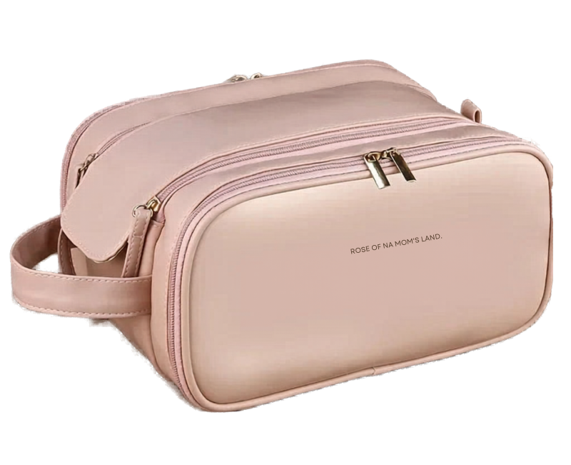 Travel Toiletry Bag for Women — Voyagie Waterproof Cosmetic Organizer for Travel & Weekends