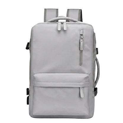 Expandable Carry-On Backpack — Voyagie Lightweight Travel Backpack for Women with Multiple Compartments