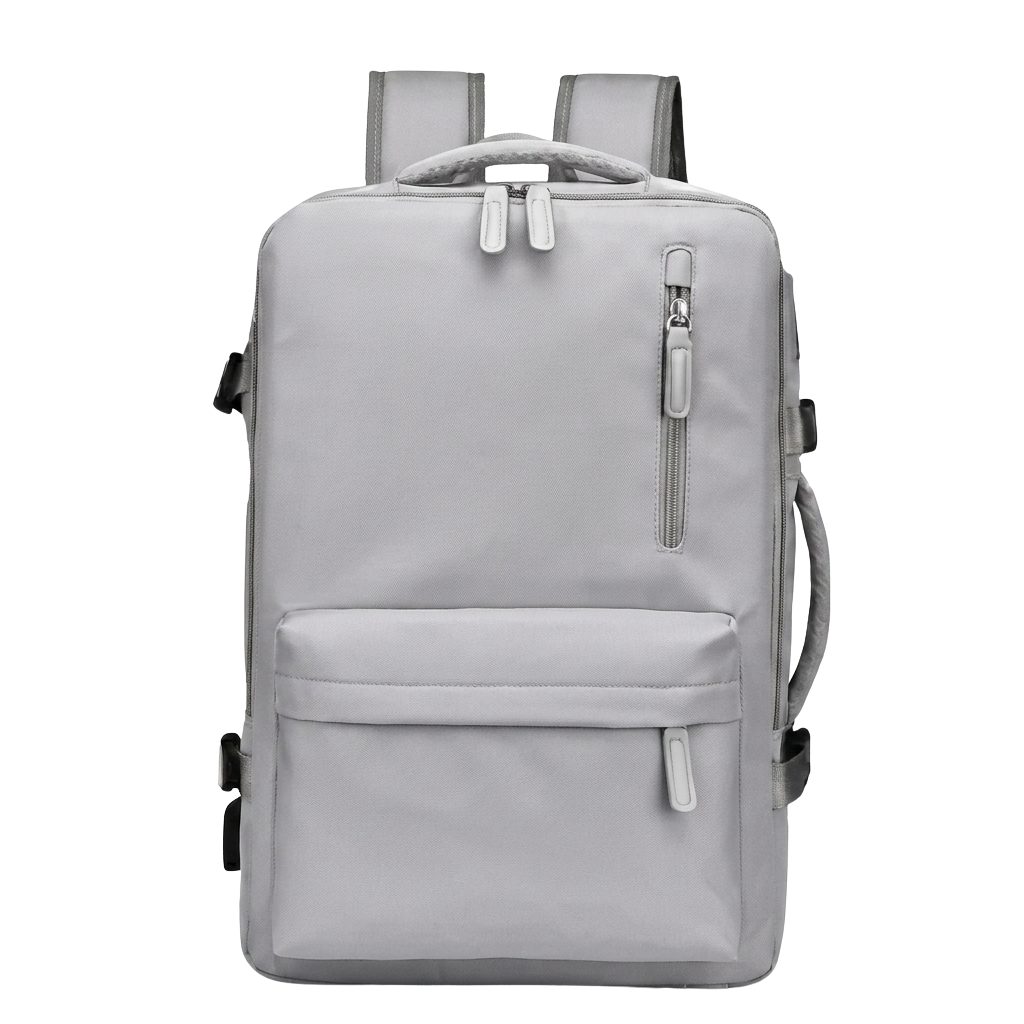 Expandable Carry-On Backpack — Voyagie Lightweight Travel Backpack for Women with Multiple Compartments