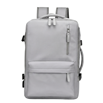 Expandable Carry-On Backpack — Voyagie Lightweight Travel Backpack for Women with Multiple Compartments