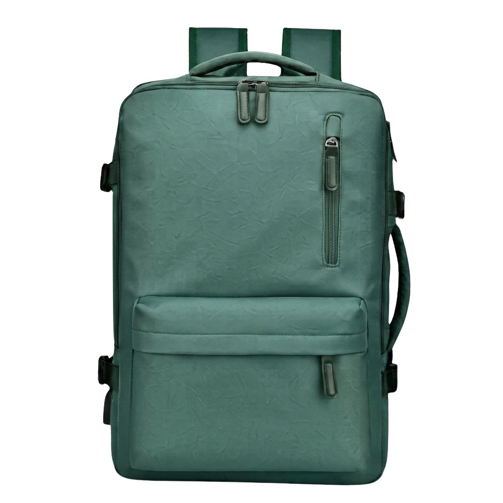 Expandable Carry-On Backpack — Voyagie Lightweight Travel Backpack for Women with Multiple Compartments
