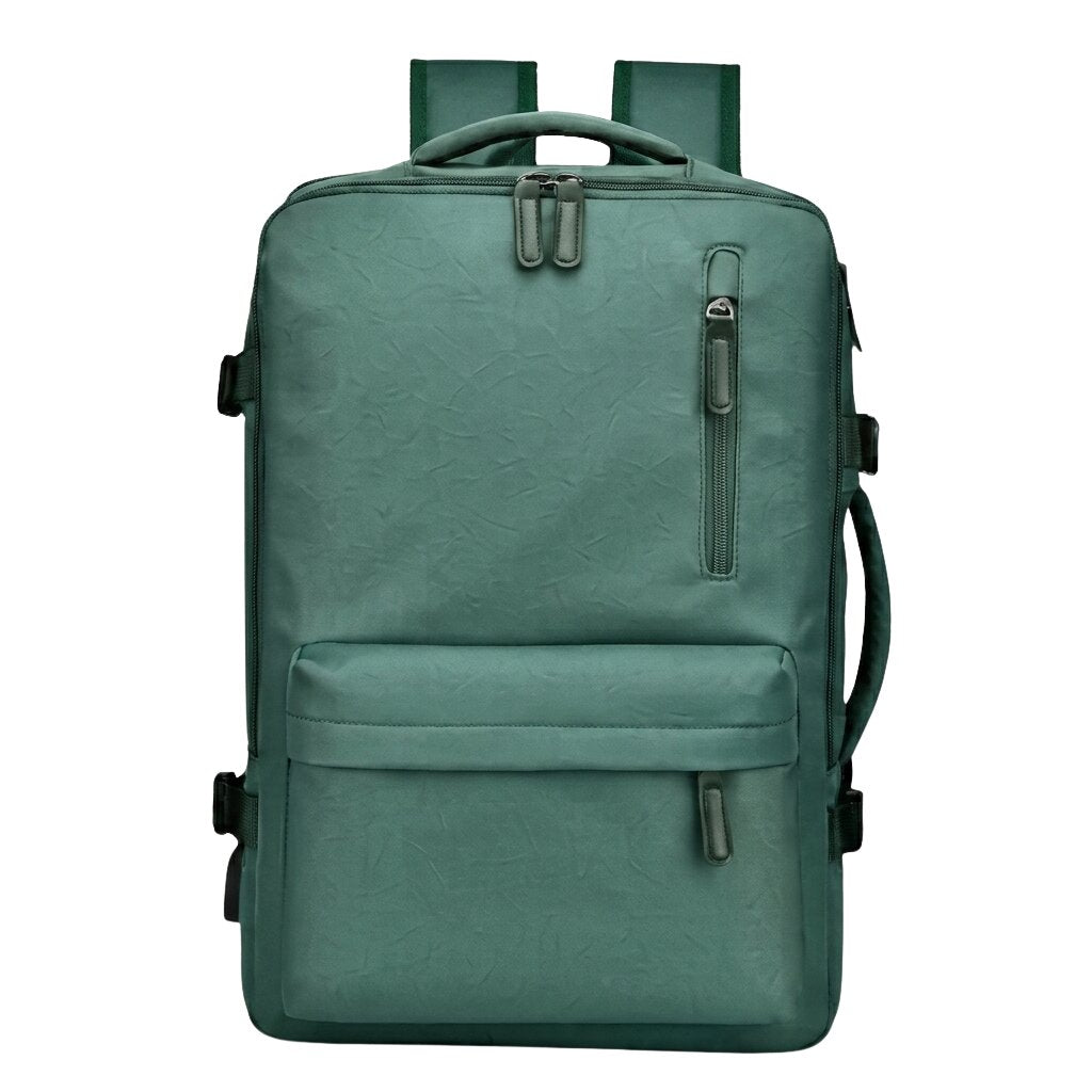 Expandable Carry-On Backpack — Voyagie Lightweight Travel Backpack for Women with Multiple Compartments