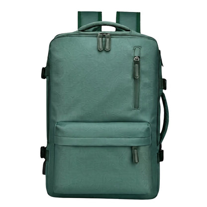 Expandable Carry-On Backpack — Voyagie Lightweight Travel Backpack for Women with Multiple Compartments