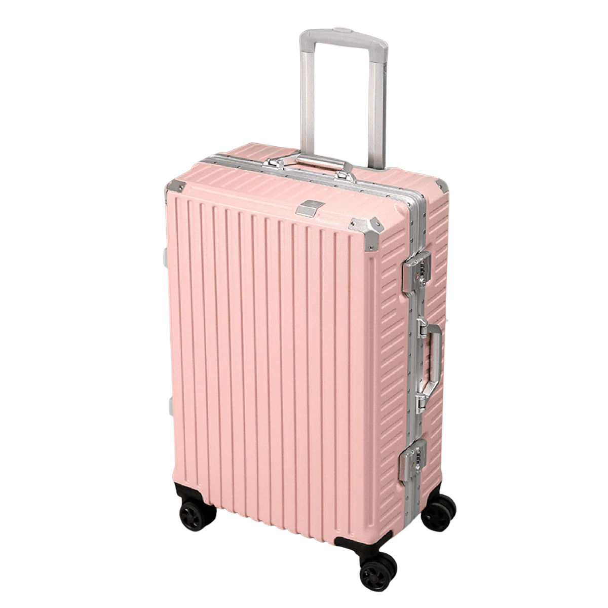 Aluminum Carry-On Luggage 20" Hardshell — Voyagie Lightweight Spinner Suitcase with TSA Lock