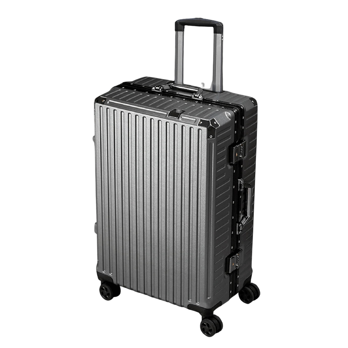 Aluminum Carry-On Luggage 20" Hardshell — Voyagie Lightweight Spinner Suitcase with TSA Lock