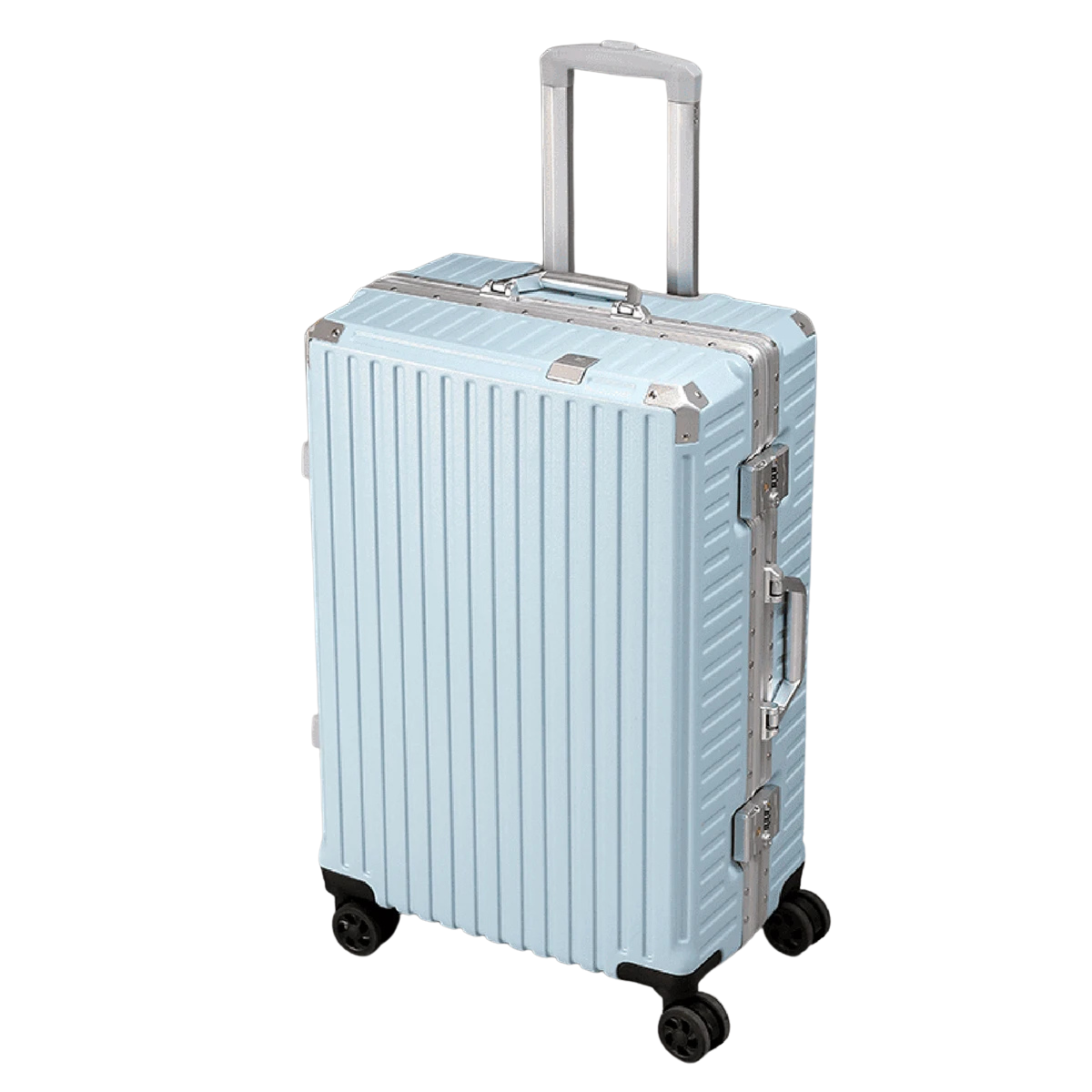 Aluminum Carry-On Luggage 20" Hardshell — Voyagie Lightweight Spinner Suitcase with TSA Lock